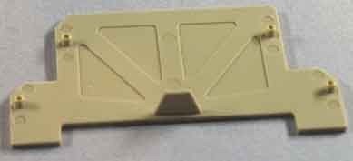 Endplate and partition plate for terminal block Beige 9503330000
