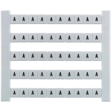 Labelling for terminal block Letters Horizontal 5 mm 0522761021