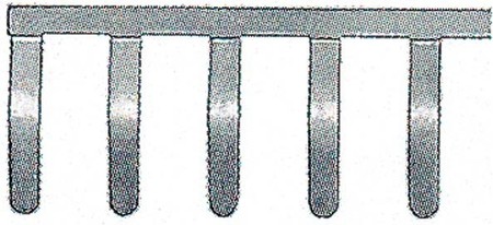 Cross-connector for terminal block Cross connector 58 0545400000