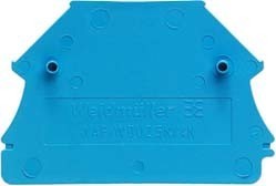 Endplate and partition plate for terminal block Blue 1060080000