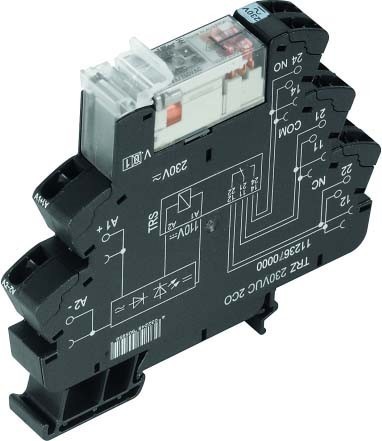 Switching relay Spring clamp connection 24 V 1123700000