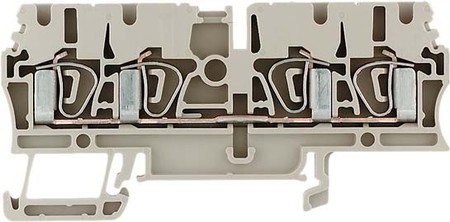 Feed-through terminal block 0.5 mm² 0.5 mm² 1608570000