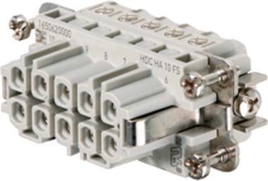 Contact insert for industrial connectors Bus 1650620000