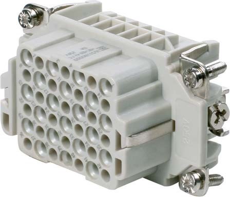 Contact insert for industrial connectors Bus 1651180000