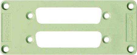 Adapter plate industrial connectors Trapezoid 1666330000