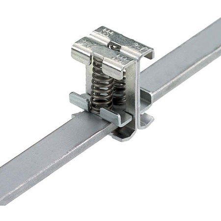 Shield connection clamp 2 mm Busbar Spring connection 1675350000