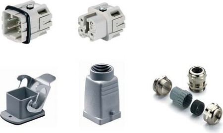 Contact insert for industrial connectors Rectangular 1712560000