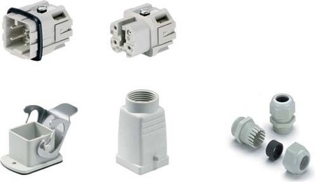 Contact insert for industrial connectors Rectangular 1712570000