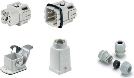 Contact insert for industrial connectors Rectangular 1712600000