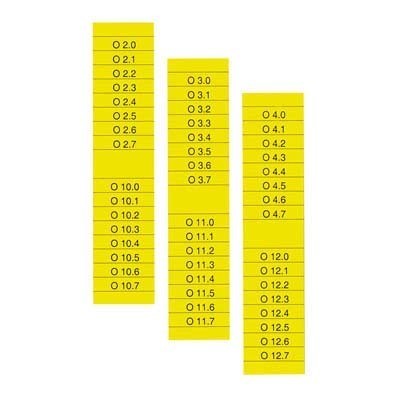 Labelling material Unprinted Yellow 1821020000