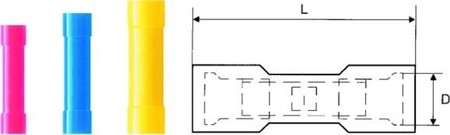 Crimp splices for copper conductor 2.5 mm² 9200500000