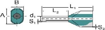 Cable end sleeve Twin cable end sleeve 1.5 mm² 18 mm 9037490000