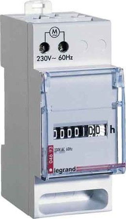 Hour meter DIN rail Analogue 99999.99 h 004694