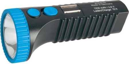 Pocket torch Built-in accu LED 422083