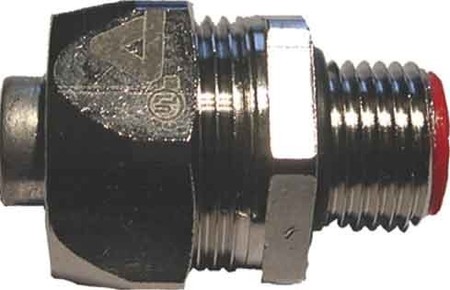 Screw connection for protective metallic hose 3/8 inch 812-017-1