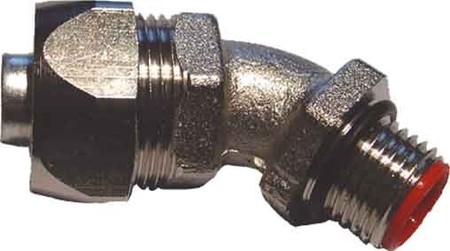 Screw connection for protective metallic hose  812-420-1