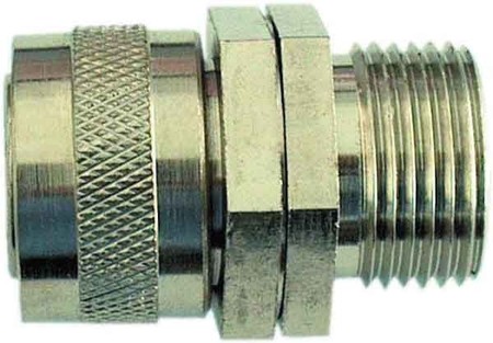 Screw connection for protective metallic hose 40 261-229-0