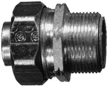 Screw connection for protective metallic hose 67 299-011-0