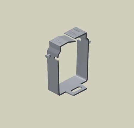 Wire clamp for slotted cable trunking system  40895-4