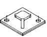 Mounting base and -element for cable ties 29 mm 7TAG009820R0051