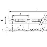 Mounting base and -element for cable ties 130 mm 7TAG009910R0080