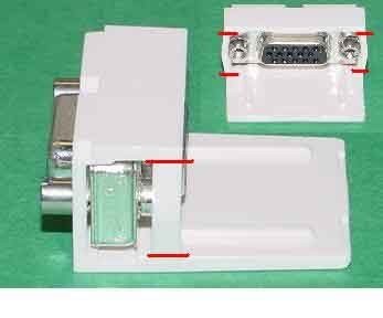 D-Sub connector Bus (jack) 15 Female CMD15HDCWHY