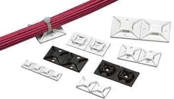 Mounting base and -element for cable ties 25.4 mm ABM100-S6-C