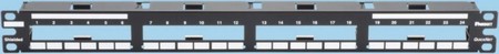 Patch panel copper (twisted pair) 24 QSP24BL