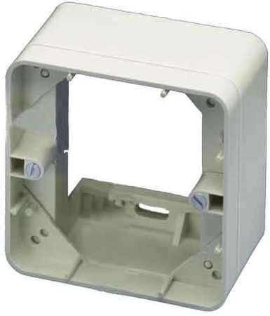 Surface mounted housing for flush mounted switching device  0-09