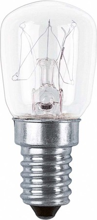 Tube-shaped incandescent lamp 15 W 230 V 110 lm SPC.T26/57CL15