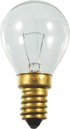 Sphere-shaped incandescent lamp 25 W 24 V 50 lm 40223