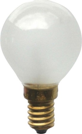 Sphere-shaped incandescent lamp 25 W 65 V 40312