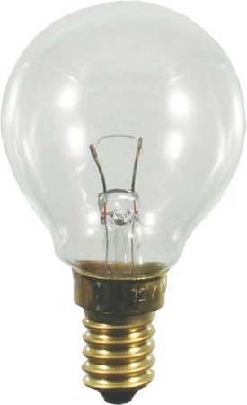 Sphere-shaped incandescent lamp 25 W 80 V 50 lm 40352