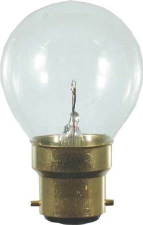 Sphere-shaped incandescent lamp 15 W 12 V 43062