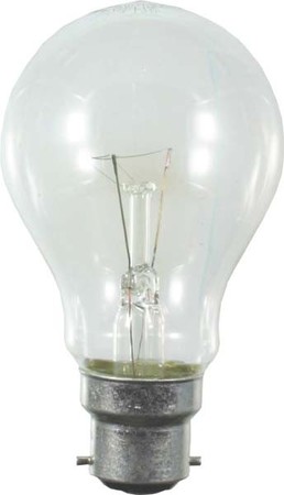 Standard-shaped incandescent lamp 60 W 110 V 40649