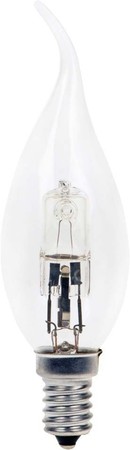 High voltage halogen lamp 28 W 240 V 370 lm 42882
