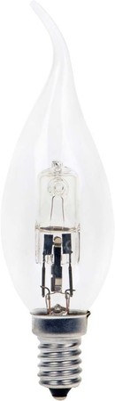 High voltage halogen lamp 18 W 240 V 170 lm 42905