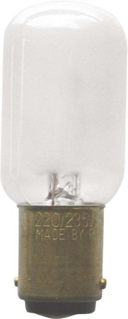 Tube-shaped incandescent lamp 15 W 235 V 48211