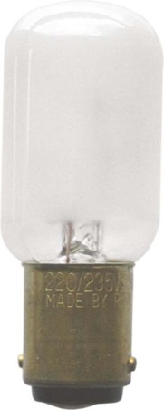 Tube-shaped incandescent lamp 15 W 220 V 40158