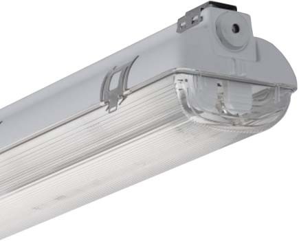 Watertight luminaire Fluorescent lamp D=16 mm G5 2 5LS41272W