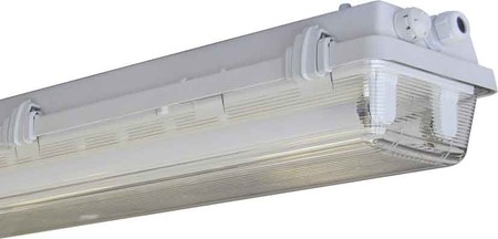 Watertight luminaire Fluorescent lamp D=26 mm G13 2 162000407