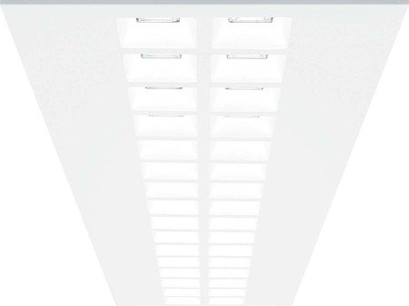 Recessed mounted ceiling- and wall luminaire LED 42182120