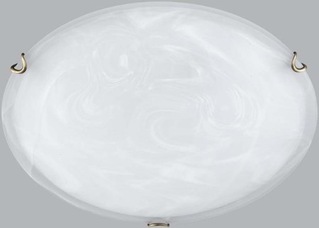 Surface mounted ceiling- and wall luminaire  592111