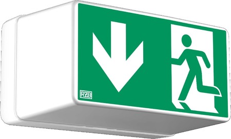 Emergency luminaire Ceiling surface mounting LED 671780.002.04