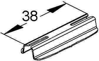 Cover frame for domestic switching devices  GKSV 40