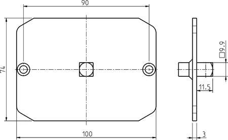 Accessories for gate-/roller-blind drive Other 93401002