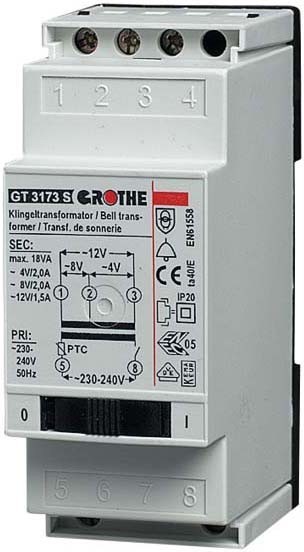 1676 Grothe GT3139 Bell Transformer 