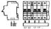 Phase busbar 2 48 17.6 mm 2CDL220001R1648