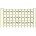 Labelling for terminal block  1SNA233131R1400