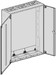 Unequipped meter cabinet Steel plate S 37